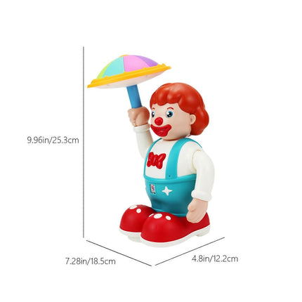 Dancing Clown With Umbrella