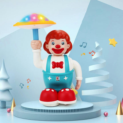 Dancing Clown With Umbrella