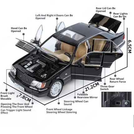 Mercedes Benz W140 320SEL - 1:24 Scale model