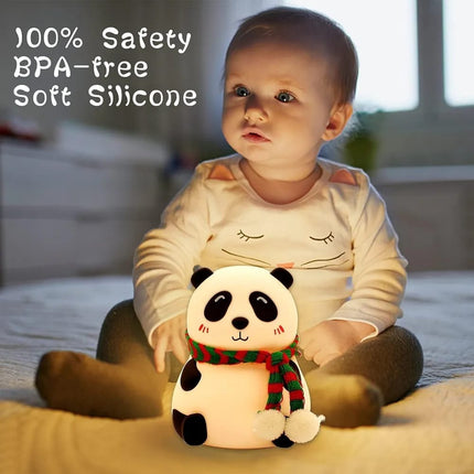 Cute Panda silicon light