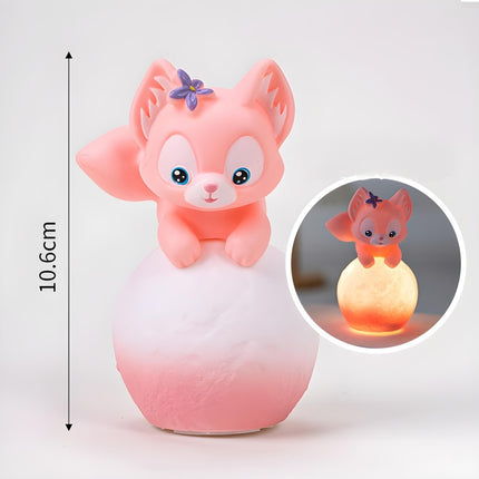 Mini Linabell Cartoon Fox Night Light