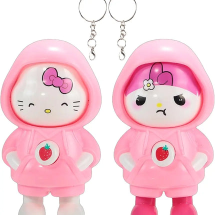 Face changing keychain toy