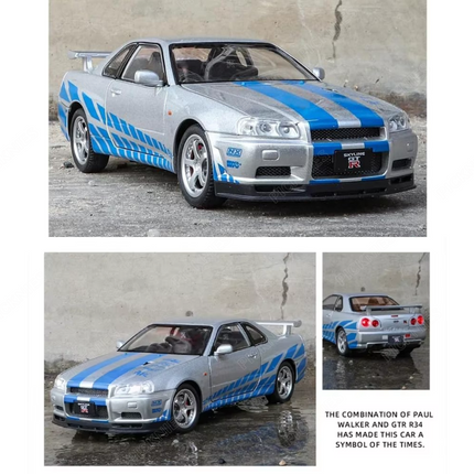 Nissan GTR Skyline R34 - 1:24 Scale model
