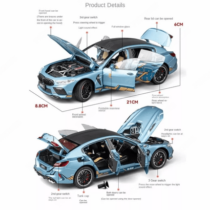 BMW M8 - 1:24 Scale Model