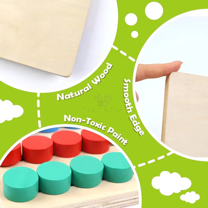 Colour sorting brain teaser puzzle