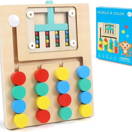 Colour sorting brain teaser puzzle