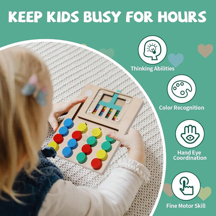 Colour sorting brain teaser puzzle