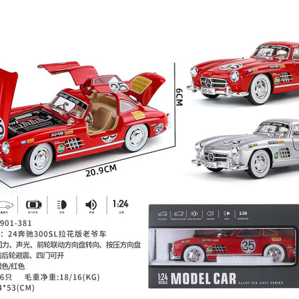 Vintage Benz 300SL  - 1:24 Scale model