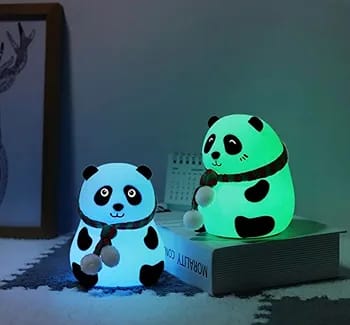 Cute Panda silicon light