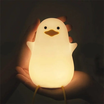 Cute Duck Silicone Light