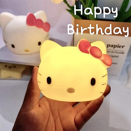 Hello kitty colour changing Silicon lamp