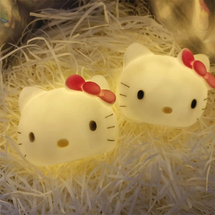 Hello kitty colour changing Silicon lamp