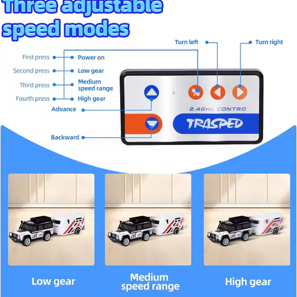 Diecast Metal Mini RC Car | 1:64 Scale size | 2.4G Remote Control