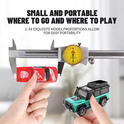 Diecast Metal Mini RC Car | 1:64 Scale size | 2.4G Remote Control