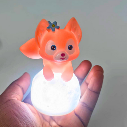 Mini Linabell Cartoon Fox Night Light