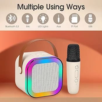Bluetooth mic with speaker