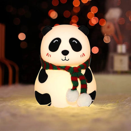 Cute Panda silicon light