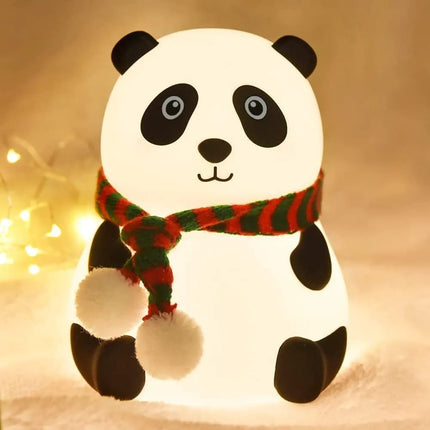 Cute Panda silicon light