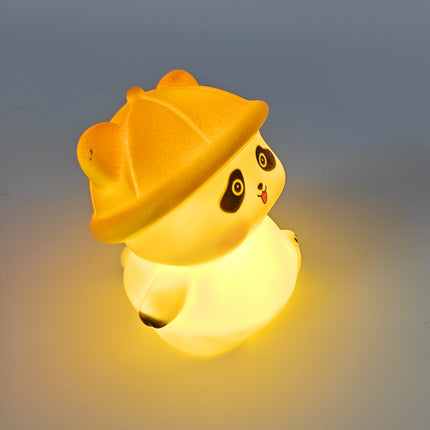 Mini sitting panda with cap night light