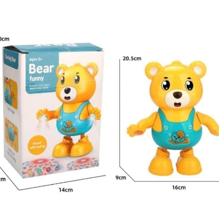 Dancing Animal Toy with Light & Sound – 4 Cute Models: Cow, Monkey, Bear & Duck | Musical Dancing Toy for Kids