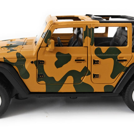 Jeep Wrangler Rubicon Open Top - 1:36 Scale Model