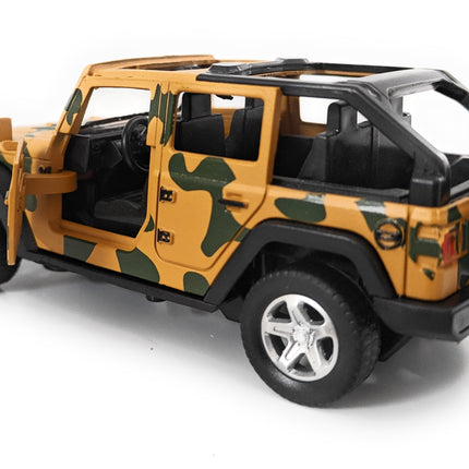 Jeep Wrangler Rubicon Open Top - 1:36 Scale Model