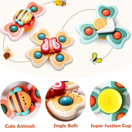 Rattle suction Spinner (Set of 3)