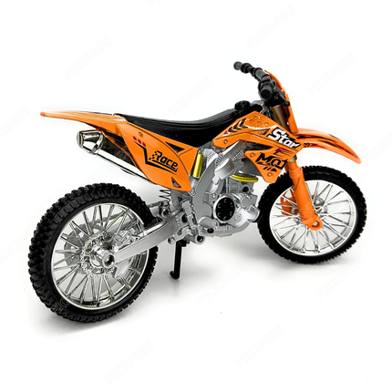 Kawasaki KX 450F Dirt Bike Die Cast Model 1:12 Scale Metal Motocross Bike with Free Rolling Wheels & Detailed Suspension Toy