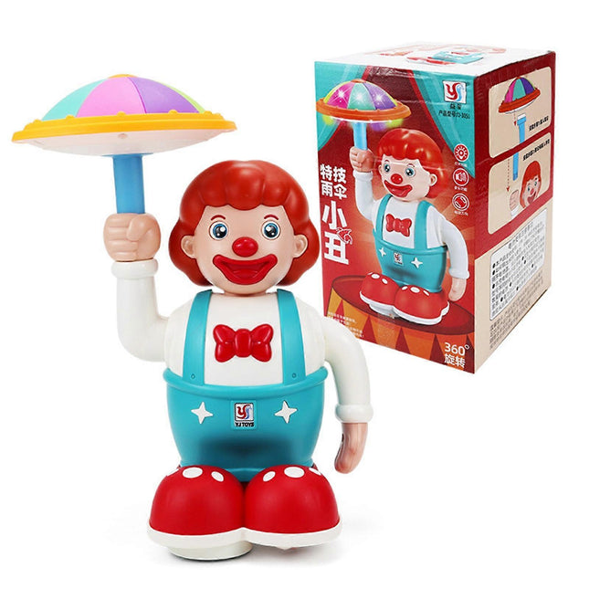 Dancing Clown With Umbrella