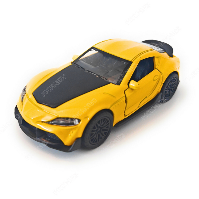 Toyota Supra MK5 GR (Yellow) - Diecast 1:36 Scale model