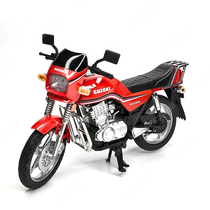 Suzuki 125 Bike Die Cast Model 1:12 Scale Metal Motocross Bike with Free Rolling Wheels & Detailed Suspension Toy (Copy)