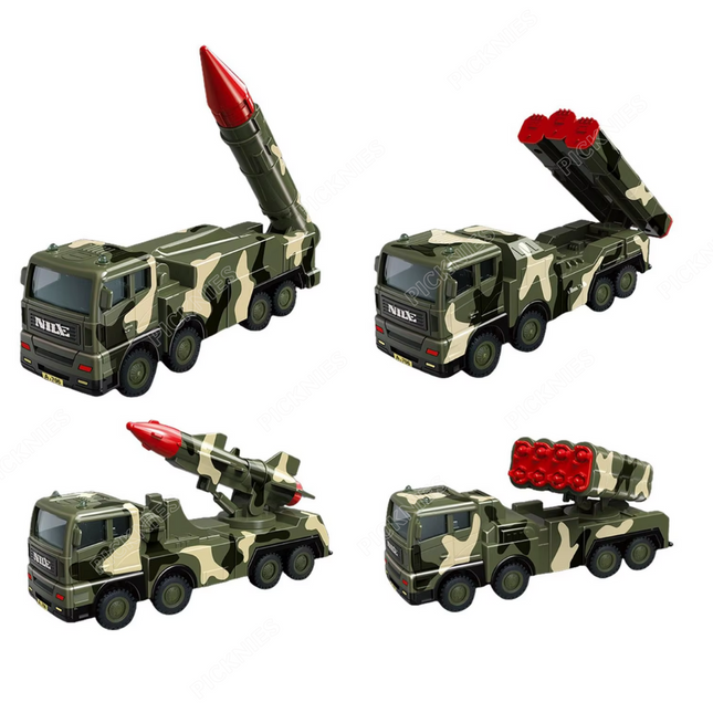 Military Truck Simulation Model ( Set of 4 Trucks)