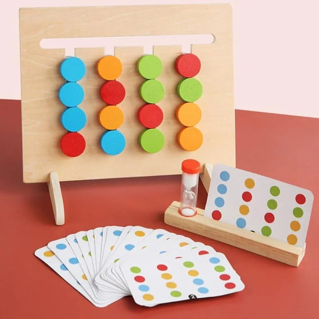 2 in 1 learning toy slide puzzle