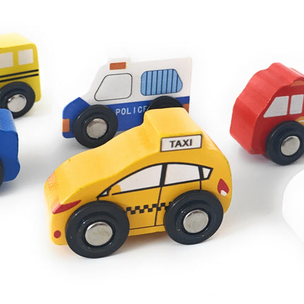 Wooden mini car