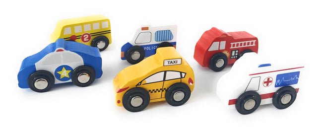 Wooden mini car