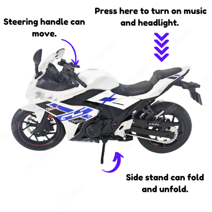 Suzuki GSX 250R - 1: 24 Diecast Metal Bike
