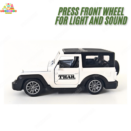 Mahindra Thar/Jeep Wrangler with light and Sound - 1:36 Scale Model