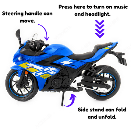 Suzuki GSX 250R - 1: 24 Diecast Metal Bike