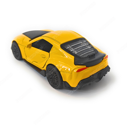 Toyota Supra MK5 GR (Yellow) - Diecast 1:36 Scale model