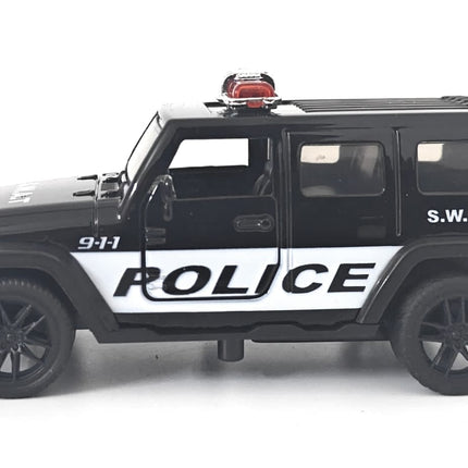 Jeep Rubicon Police - 1:43 Scale Model