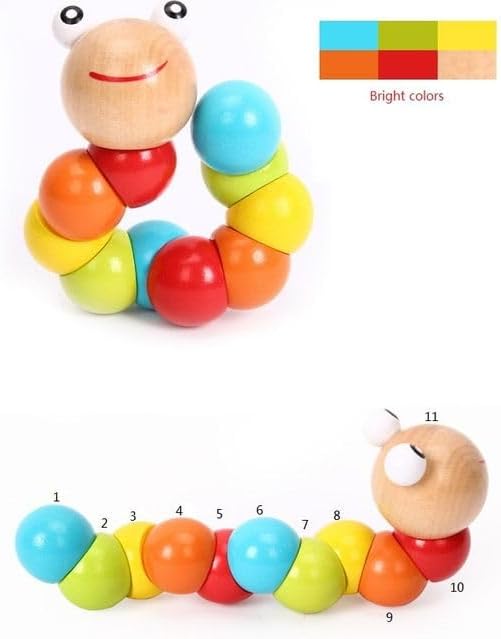 Wooden caterpillar