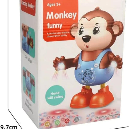 Dancing Animal Toy with Light & Sound – 4 Cute Models: Cow, Monkey, Bear & Duck | Musical Dancing Toy for Kids