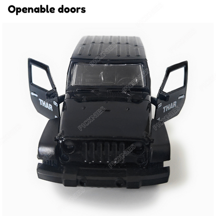 Mahindra Thar/Jeep Wrangler - 1:36 Scale Model