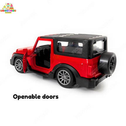 Mahindra Thar/Jeep Wrangler with light and Sound - 1:36 Scale Model