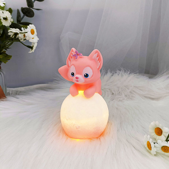 Mini Linabell Cartoon Fox Night Light