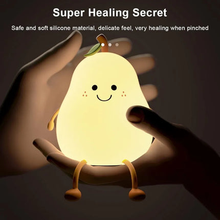 Cute Pear Silicon light