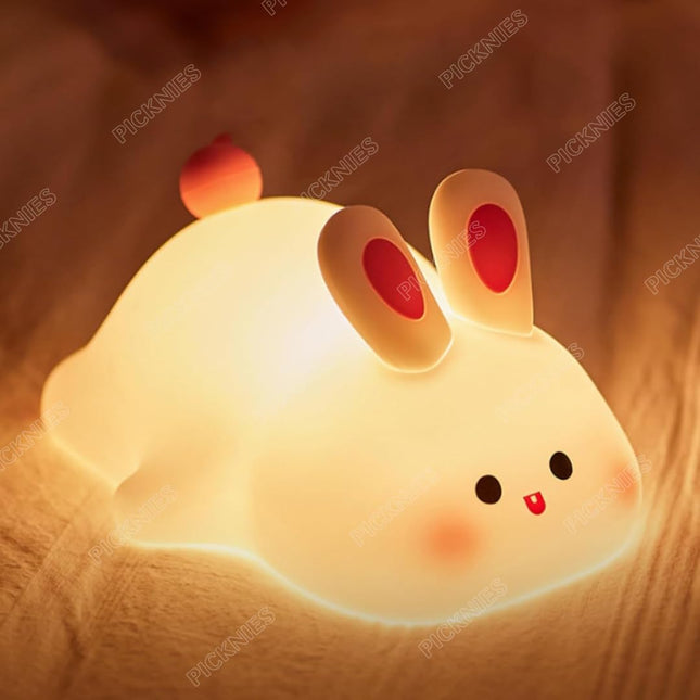Rabbit - Big face silicon lamp