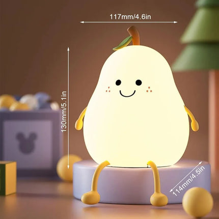 Cute Pear Silicon light