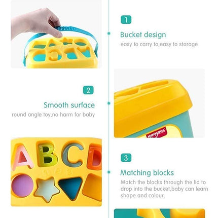 Shape and Color Learning with ABC & Shapes Blocks