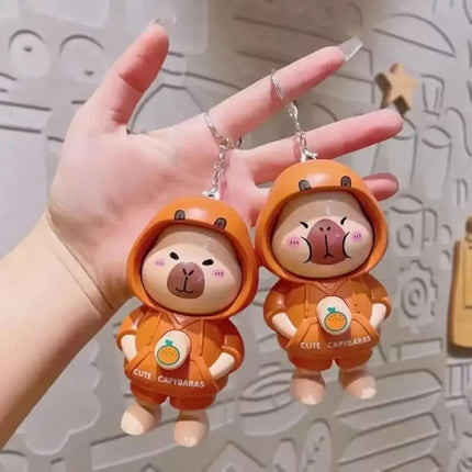 Face changing keychain toy